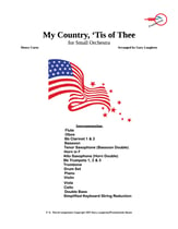 My Country, 'Tis of Thee Orchestra sheet music cover
